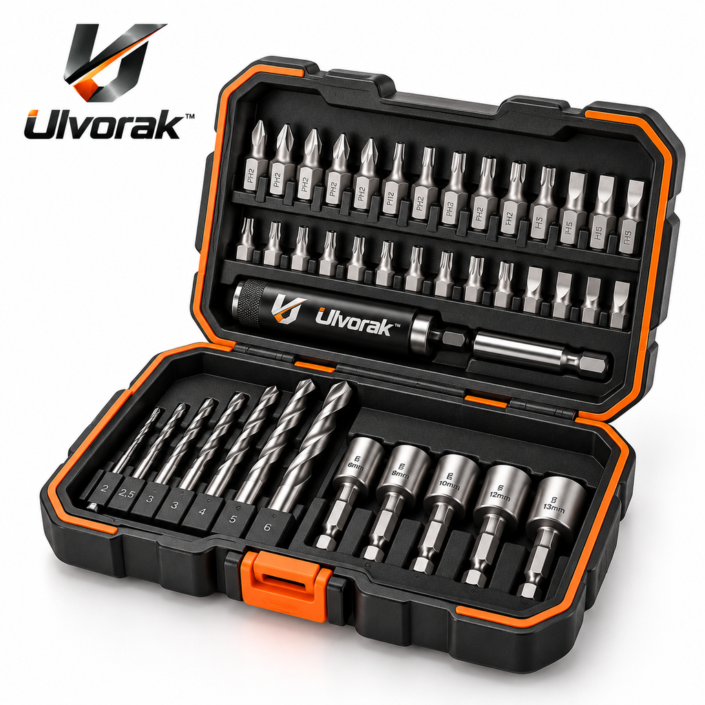 Ulvorak™ MagDrive Bit Set – Magnetic Drill Bit Collection for Power Tools, Home Repairs, DIY Projects & Workshop Applications