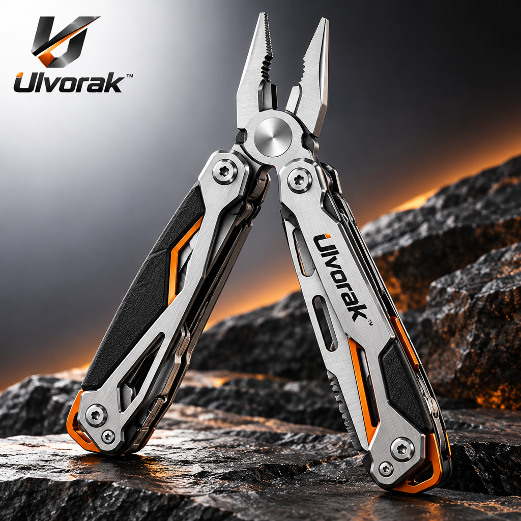 Ulvorak™ FlexCore Multi-Tool Pliers – Compact Folding Tool with Pliers, Screwdriver & Utility Functions for Home, Outdoor & Everyday Repairs