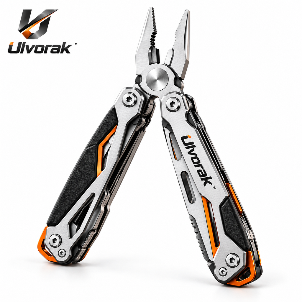 Ulvorak™ FlexCore Multi-Tool Pliers – Compact Folding Tool with Pliers, Screwdriver & Utility Functions for Home, Outdoor & Everyday Repairs