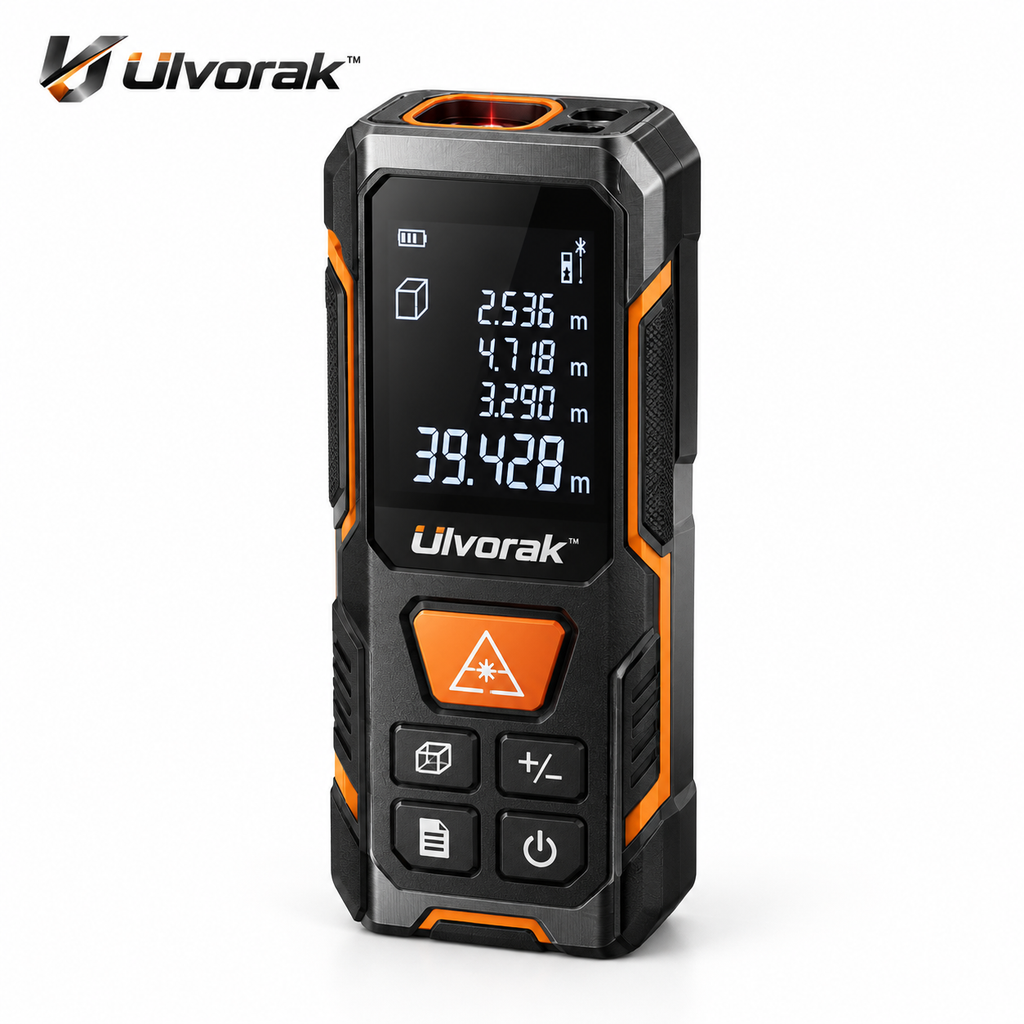 Ulvorak™ LaserMeasure Pro – Digital Laser Distance Meter for Fast, Accurate Measurements, Home Improvement & DIY Projects