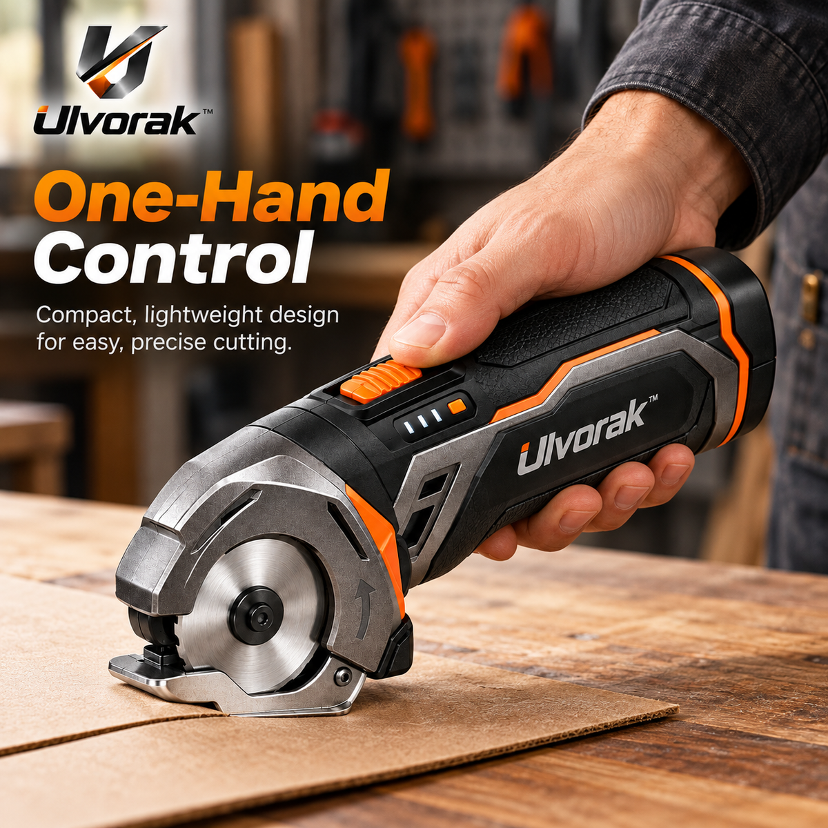 Ulvorak™ MiniCut Electric Cutter – Compact Rechargeable Cutting Tool for Cardboard, Fabric, Packaging & Everyday DIY Projects